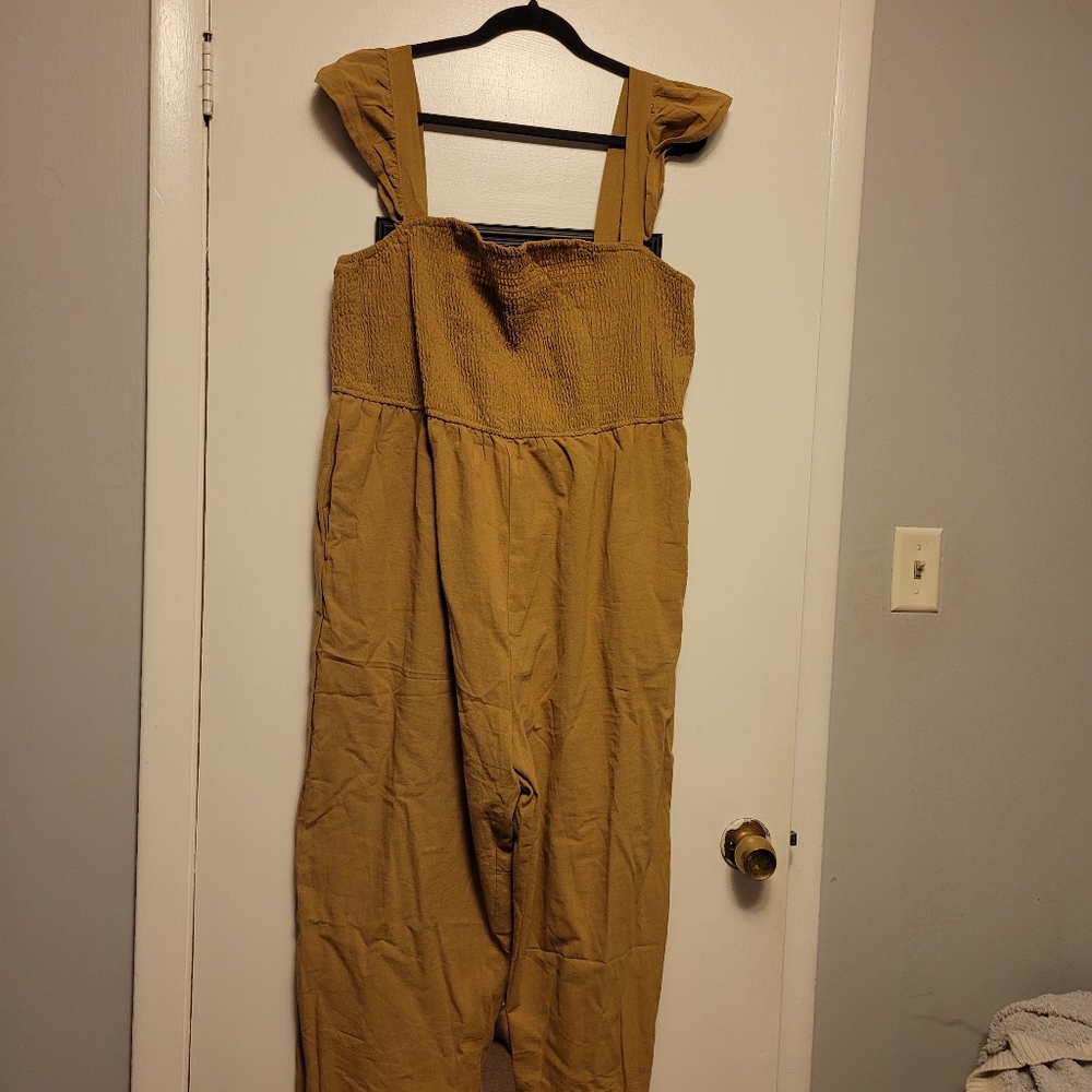 Mustard yellow jumpsuit
